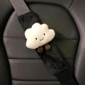 Seat Belt Cover, 1 Pair Cute Cloud Design Car Seat Belt Cover, Seat Belt Shoulder Pad, Car Seat Belt Shoulder Protector Christmas Gifts