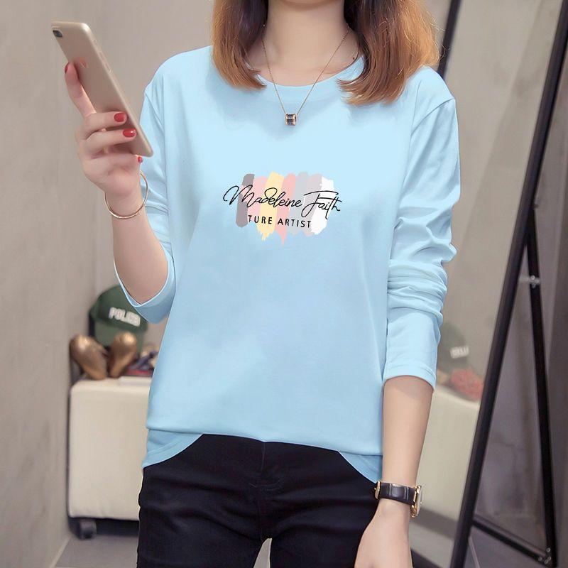 Product Introduction of Áo Thun Dài Tay, Màu Mơ Mùa Thu, Dành Cho Học Sinh Nữ, Dáng Rộng Vừa Vặn, Phong Cách Hàn Quốc, Ngoại Cỡ Ins, Quần Áo Che Nắng, Hàng Mới Về 2022 15