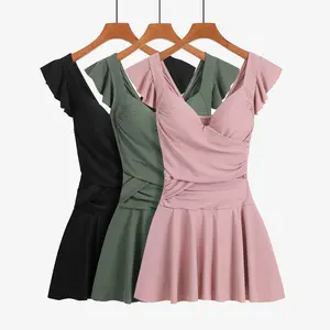 Swimsuit Swimdress Bikini Rok Wanita Sexy Onepiece Premium 9073