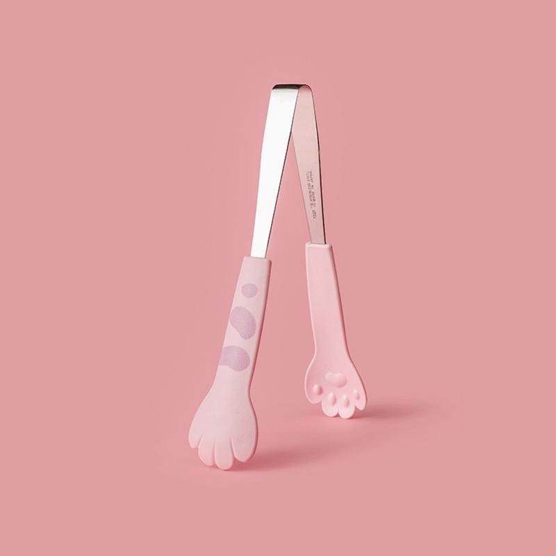 Anti-Slip Kitchen Tongs Cute Cartoon Multi-Purpose Sandwich Baking Clip BBQ Salad Supplies for Kitchen Supplies Gadgets 7