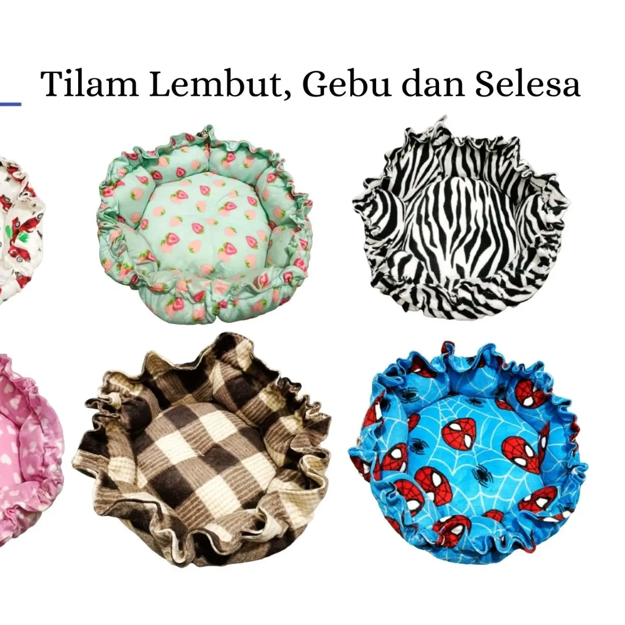 Pumpkin Pet Bed/Alas Tidur yang SELESA dan LEMBUT untuk Kucing , Comfy And Soft Pumpkin Pet Bed