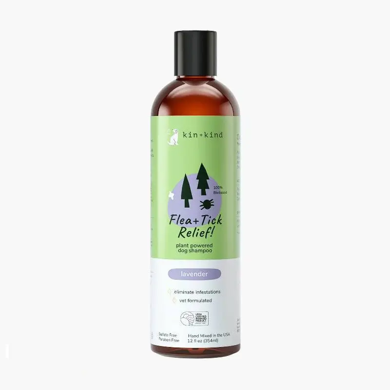 Kin + Kind - Lavender Flea & Tick Shampoo For Dogs - 354ml