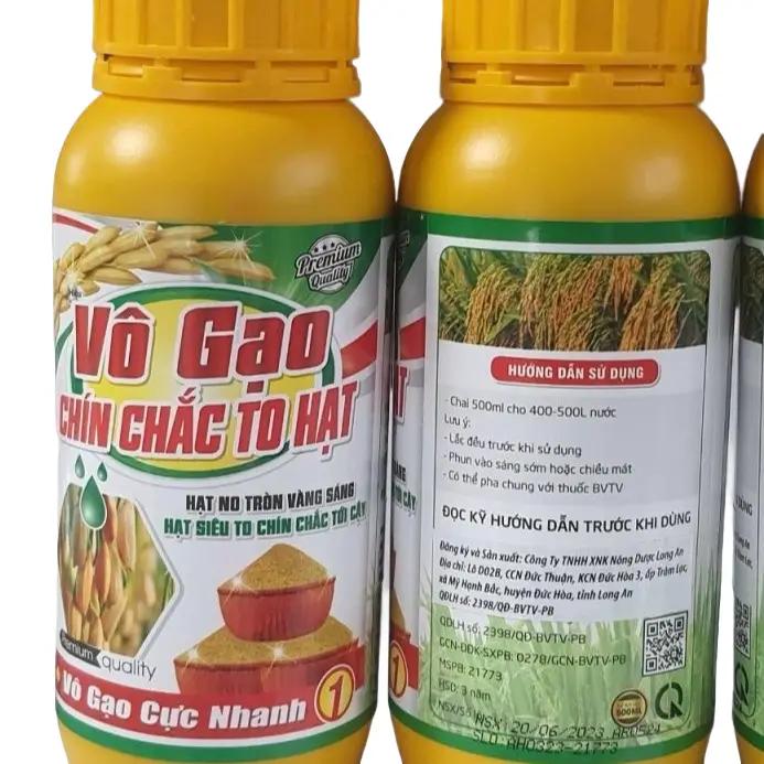 Vô gạo chín chắc to hạt ( Argoplus Organic A) phân  bón lp phân bón hữu cơ sử dụng 2 chai/ ha 0
