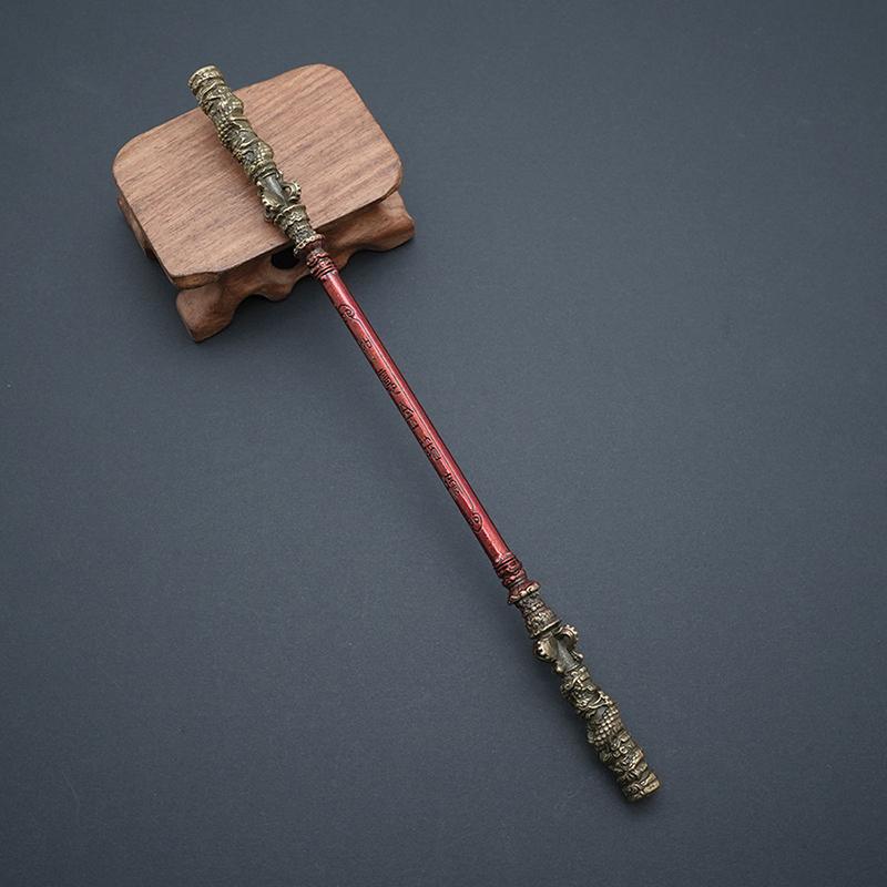 Product Introduction of 22cm Black Myth WuKong Game Ruyi Golden Cudgel Metal Handicrafts Sun Wukong Monkey King  Game Peripherals Children's Toys 20