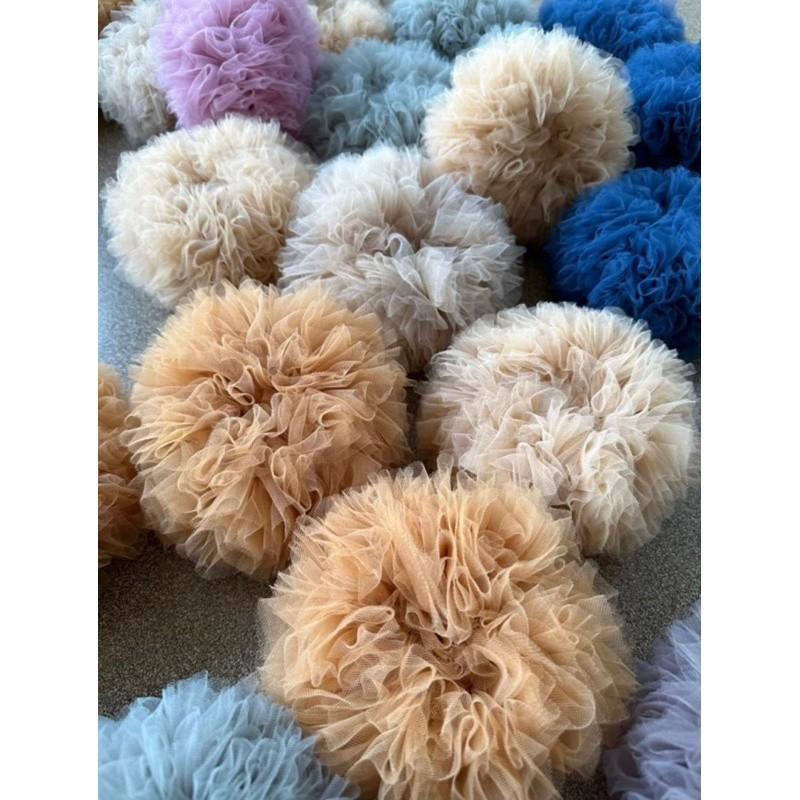 Special PROMO Cepol Tile SCRUNCHIE TILE JUMBO / Cepol Hijab Tile / Ikat Rambut Jilbab Jumbo Terbaru soft tule Premium Gread A 5