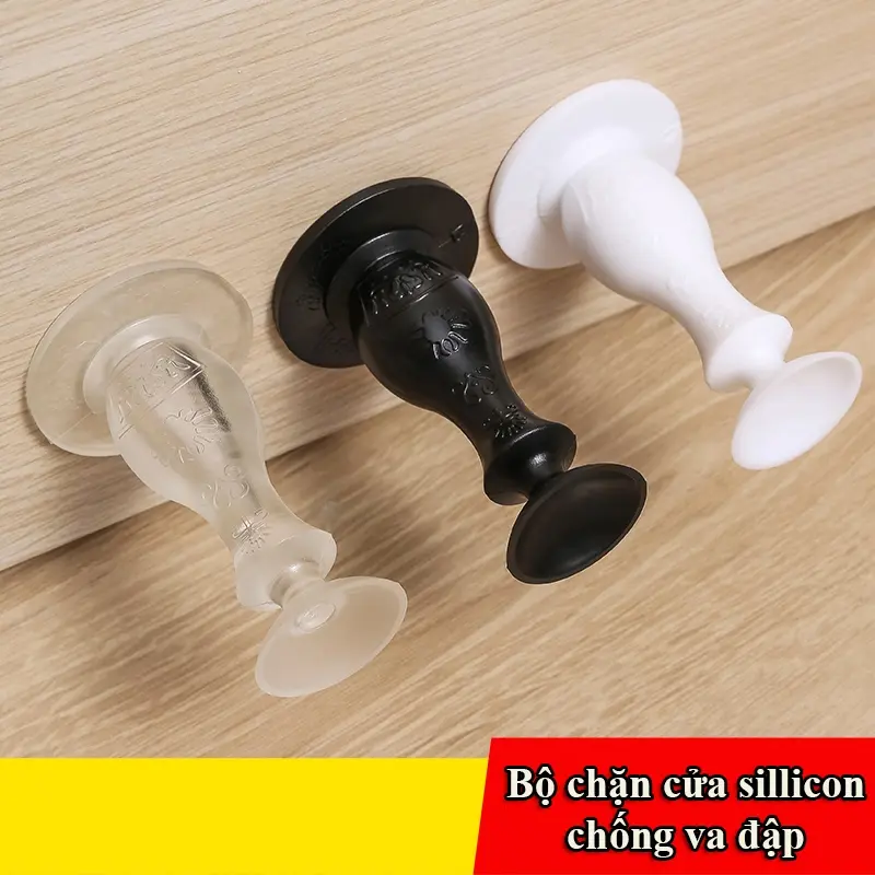 Chặn Cửa Chống Va Đập, Bộ Giữ Cửa Hít Chân Không Silicon