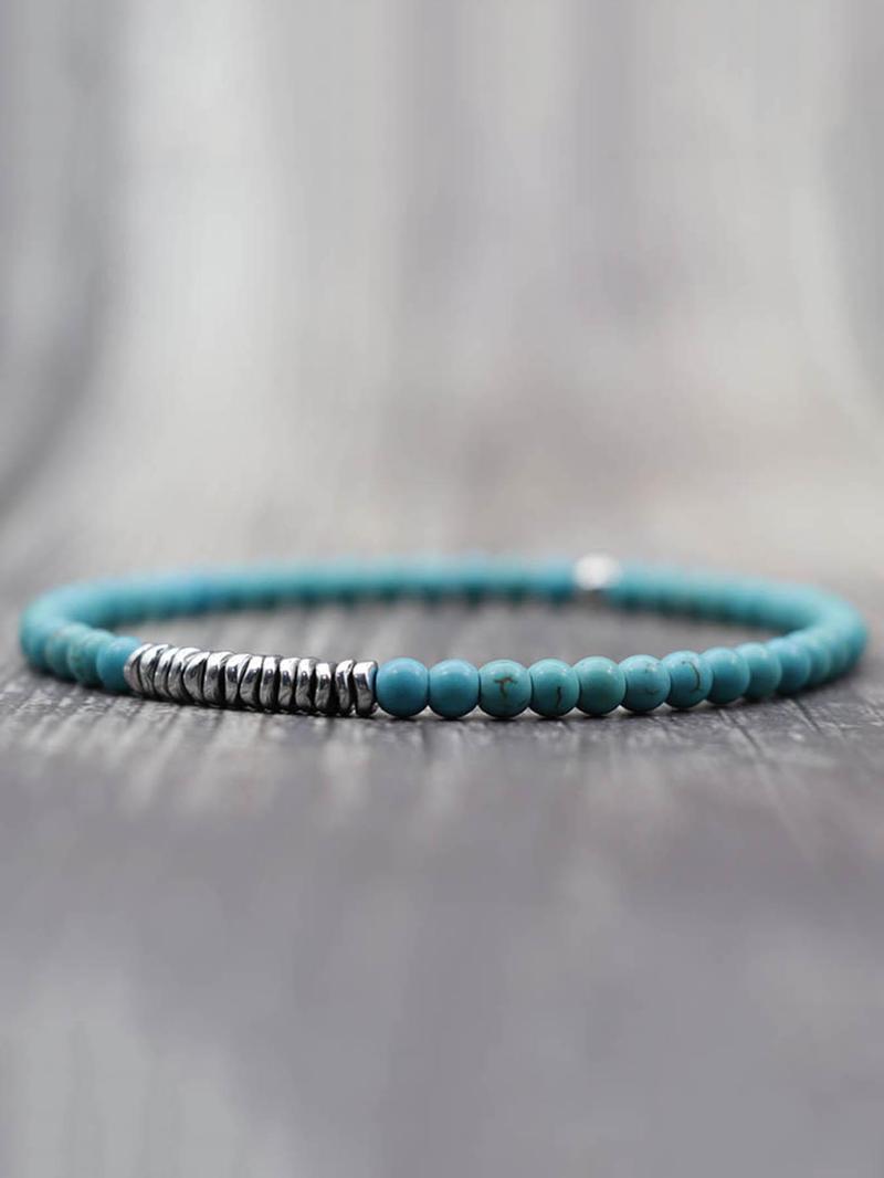 Product Introduction of Men's Boho Style Beaded Bracelet, Fashion Minimalist Matching Bracelet, Trendy All-match Vintage Jewelry As Birthday Gift for Men for Daily Decor 8