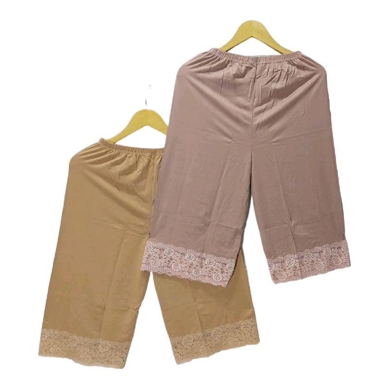 Celana Kulot Pendek Renda Daleman Rok Pendek Wanita Rayon 5