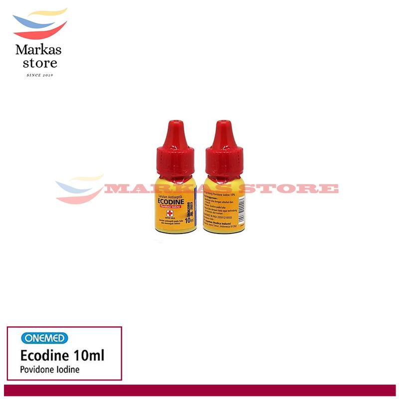 Ecodine 10ml Povidone Iodine 10ml Antiseptik Povidon Iodin 10ml - Shop ...
