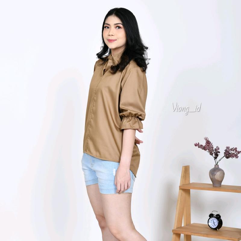 Blouse Wanita Someday Katun Premium Fit to L - Cream 1