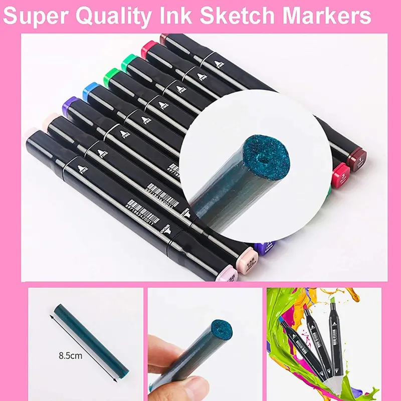 [READY] MAYY 2 in 1 Spidol dan Stabilo Touch Isi 24/26/38/60/80/120/168 Warna Dual Side Fine Art Brush Pen Sketsa 5