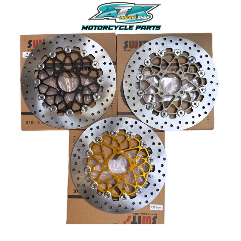 Đĩa Phanh Trước SWIT Size 267 Thông Dụng Cho Các Dòng Xe Đi Mâm 4 Lổ, Phanh Phụ Tùng