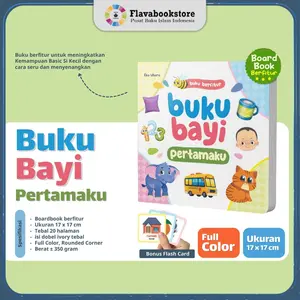 Buku Bayi Pertamaku - Boardbook Interaktif dengan Fitur Menarik untuk Meningkatkan Kemampuan Motorik Halus dan Kognitif Anak - Ziyadbooks