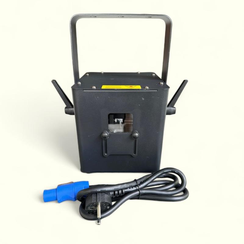 Đèn chiếu Laser Sân Khấu 2W (Viết Chữ, Vẽ Hình Bằng App Điện Thoại Di Động + DMX) Cảm Biến Âm Thanh 6