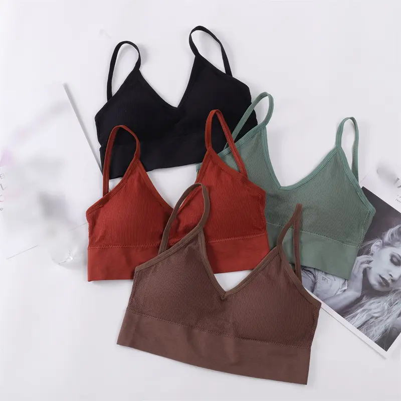 Áo Ngực Liền Mạch, Cỡ Lớn, Thiết Kế Lưng Chữ U, Dây Đai Nịt Sợi, Áo Ống Đế Ngắn, Hở Lưng, Cúp Tam Giác Gợi Cảm, Không Dây Hình Chữ U, Đồ Lót, Hàng Mới Về 4