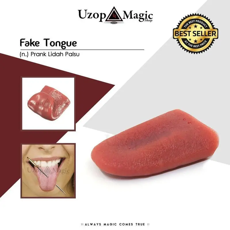 Fake Tongue (Alat Sulap Mainan) - Uzop Magic 0