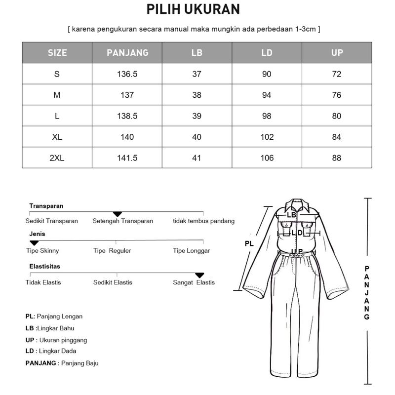 【ready stock】 FADFAD Elegant and luxurious long-sleeved v-neck jumsuit 3