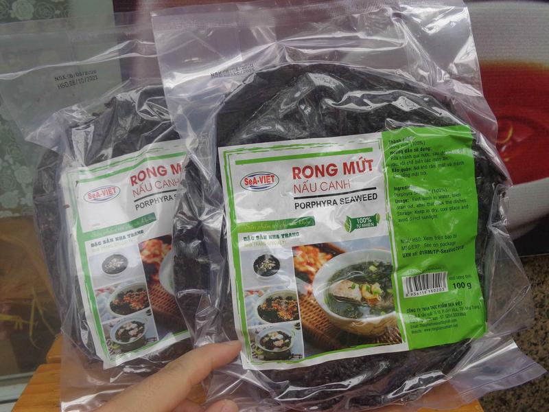 Product Introduction of Rong Biển Khô (Rong Mứt) Đặc Sản Nha Trang – Dùng Nấu Canh, Rang Cháy Tỏi Ăn Liền, Giòn Ngon, Đậm Vị Biển, Dễ Chế Biến, Thực Phẩm Dinh Dưỡng Cho Cả Gia Đình, Phù Hợp Mọi Bữa Ăn 11