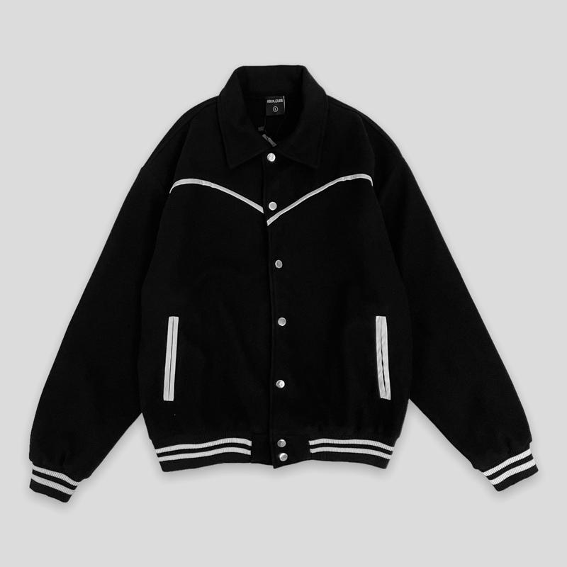 JL Áo Khoác Varsity ODIN CLUB Box Line Áo khoác dạ form rộng nam nữ unisex