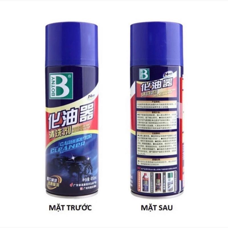    Ông Trùm Chai xịt xúc bình xăng con Botny vệ sinh họng ga buồng đốt kim phun siêu sạch tiện lợi tiết kiệm 