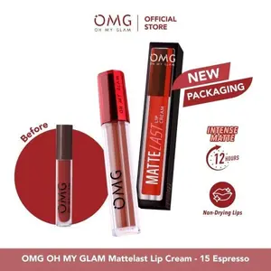 OMG OH MY GLAM Matte Kis Lip Cream 3.5 gr Bibir Lipstick Lipcream Ombre Gloss Lipstik Lipmatte
