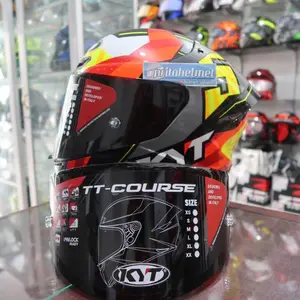 Visor Dark Smoke dan Light Smoke KYT TT Course Original