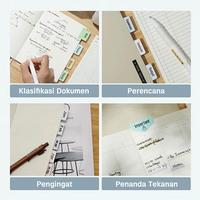 Gambar NIIMBOT B1/B2/B21/B1PRO/B2PRO/B21PRO/B31/B4/K3 Kertas Label Indeks untuk Tab Dokumen Kantor dan Arsip - Bulat Bergelombang‑34x34mm‑200 lembar dari NIIMBOT Indonesia Kab. Tangerang 3 Tokopedia