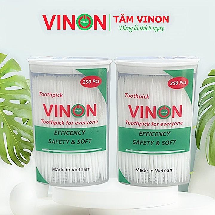  Tăm chỉ nha khoa Vinon tăm xỉa răng bằng nhựa cao cấp an toàn tuyệt đối cho răng miệng của bạn 