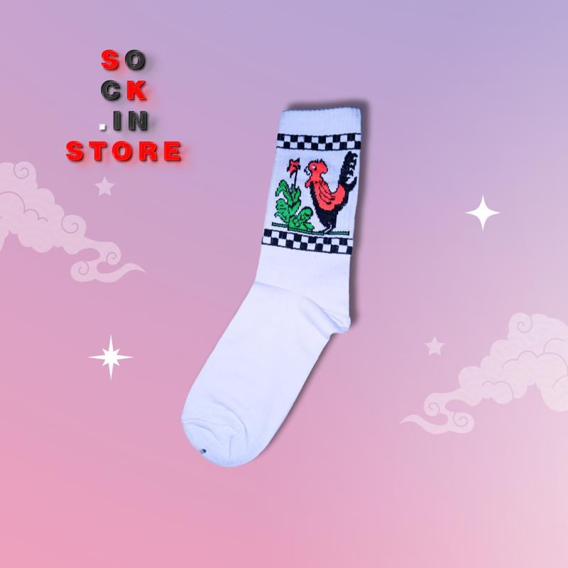 KAOS KAKI AYAM FLOWER PRIA WANITA MURAH 0
