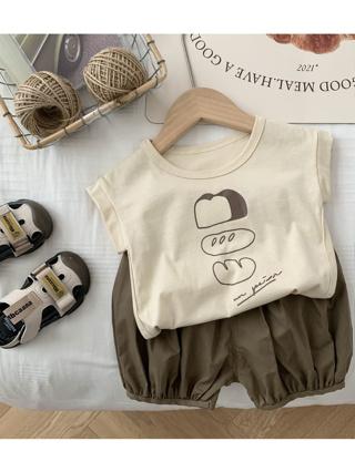 Bộ quần áo trẻ em mùa hè ngắn tay thường ngày cho bé bé trai Sandal Jean