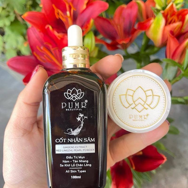 Combo Tái Da CỐT NHÂN SÂM & FACE YẾN MẠCH PUMR  [3 mask đắp mặt ] 6