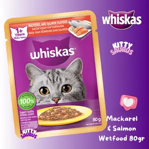 WHISKAS POUCH 80GR, EXP 2027