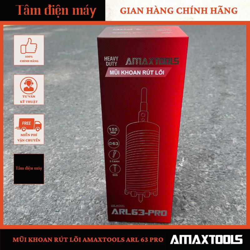 Mũi Khoan Rút Lõi Cao Cấp Amaxtools ARL 63PRO