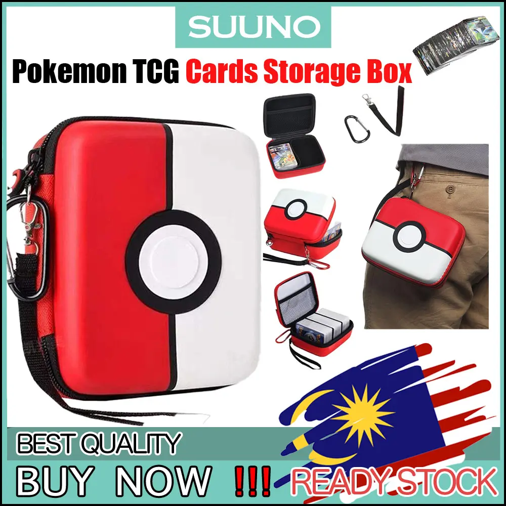 Pokemon Card Case TCG Card Pack Bag Pokemon Trading Game Card Pokemon Album Pouch TCG Card Pack Compatible Supplies