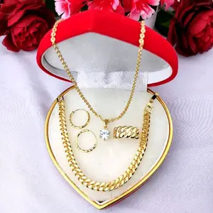 Set Aksesoris Xuping Motif Rantai