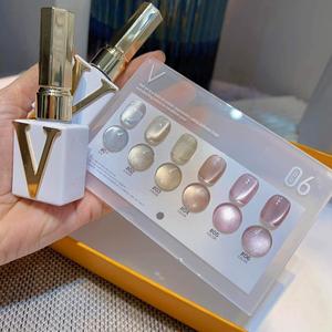 Set Sơn Mắt Mèo Ánh Trăng 6 màu VENDEENI 15ml Cao Cấp, Tặng Kèm Bảng Màu Hãng