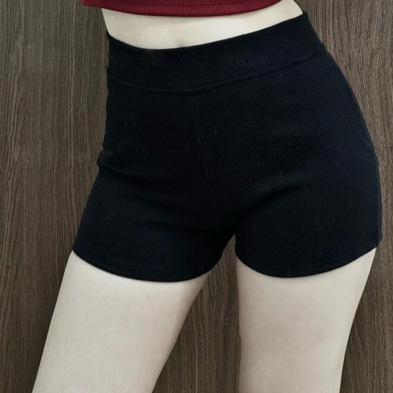 Amiclothes2_Quần Đùi Nữ Ôm Gọn Tôn Dáng Vải THUN GÂN Co Giãn Basic 2
