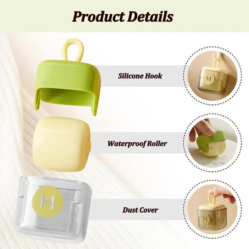 Washable Lint Remover, 4 Counts Reusable Clothes Hair Sticky Roller, Portable Pet Hair Remover, Dust Removal Brush for Household Cleaning 19 efdb9581aa724232b42797ae8b8c69ae~tplv dx0w9n1ysr resize jpeg:800:800