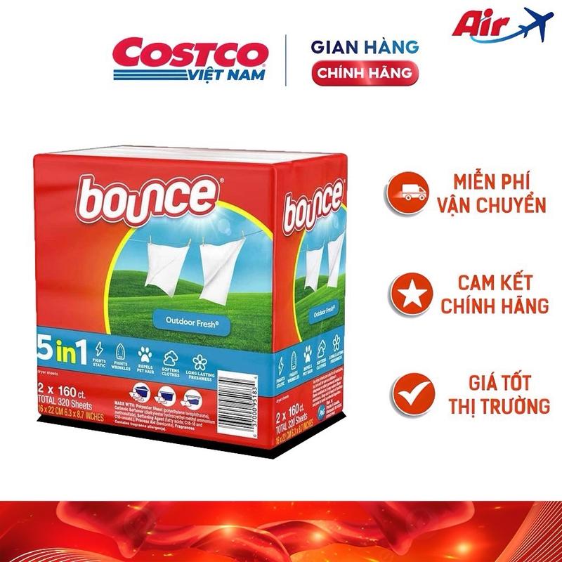 Giấy Thơm Quần Áo Bounce 5 In 1 [Mẫu Mới] 0