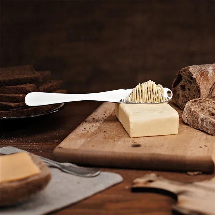 Product Introduction of 430 Stainless Steel Butter & Cheese Knife - Multi-Hole Design for Jam, Toast, and Dessert, Durable Bread Cutter Kitchen Tool 17