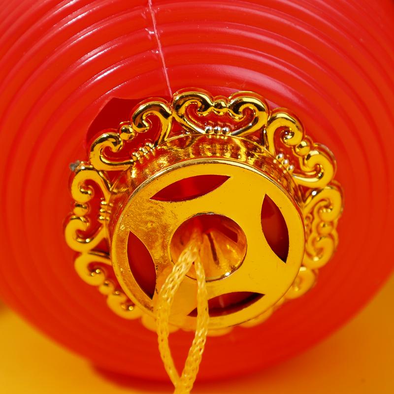 Product Introduction of 8 PCS Chinese Style Lantern Pendant Portable Traditional Spring Festival PVC Lanterns Hanging New Year Decor Supplies 24