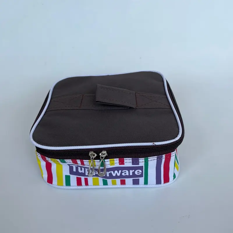 Tas Bekal Lolly Stripe Tupperware// Tas tenteng Makanan 5