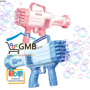 GROSIR MAINAN ANAK BUBBLE ROCKET LAUNCHER MAINAN TEMBAKAN BAZOKA GELEMBUNG SABUN SS1527