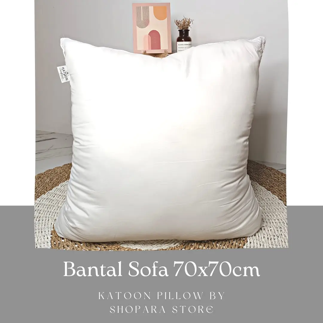 Bantal Sofa ukuran 70x70 silikon fiber