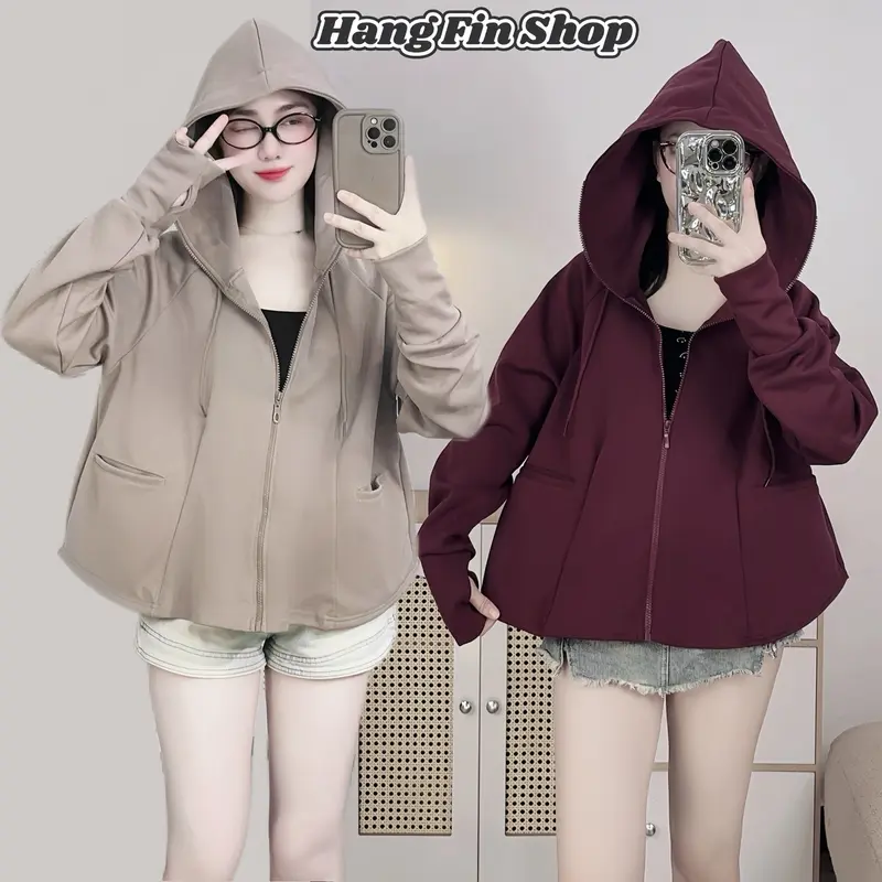 Áo Khoác Chống Nắng Umi Su Cao Cấp, Áo Nữ, Dày Dặn, Form Dài Xoè Trẻ Trung, Chống UV, Vải Đanh Mát, Chọn Kĩ Vải by Hangfinshop 0