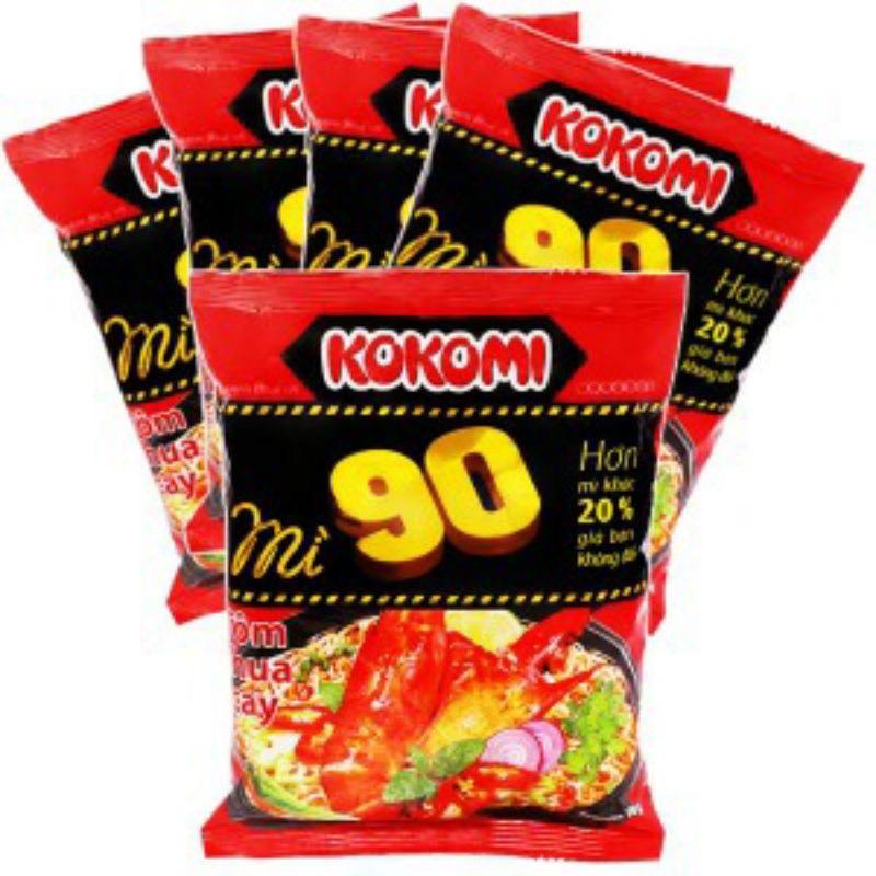  Combo 5 gói Mỳ tôm chua cay kokomi 90 gói 90g 