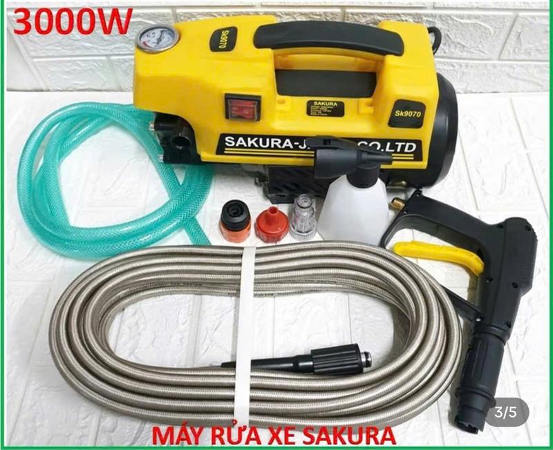 Product Introduction of Máy rửa xe áp lực cao Sakura Japan, công xuất 3500w, điện áp 220v, bảo hành 24 tháng 6