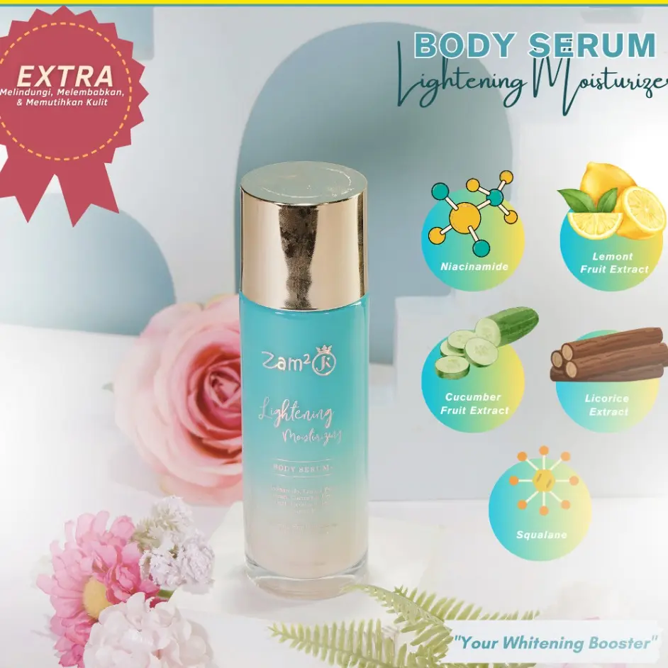 ZAM2JK BODY SERUM BADAN LIGHTENING & MOISTURIZING