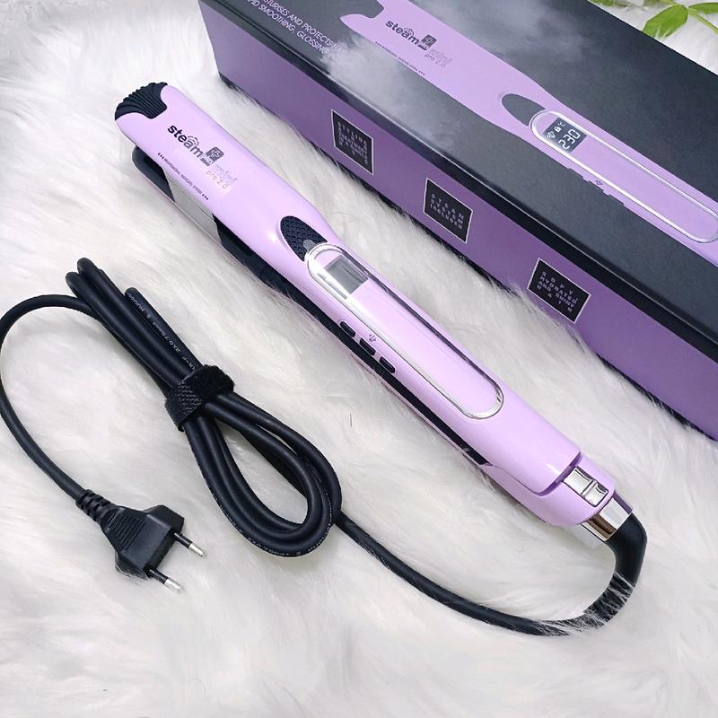 Máy là hơi nước Steam plus  bản mini 2.0 , máy kẹp hơi nước cao cấp Uốn Tóc