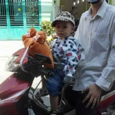 Gối ngồi xe máy an toàn cho bé (loại 2 đầu) Phụ Kiện 7